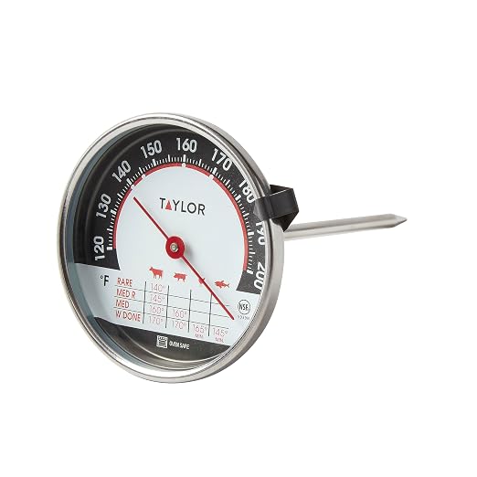 Taylor 3-Piece Kitchen and Food Thermometer Set - Digital, Analog Meat, Oven Thermometers