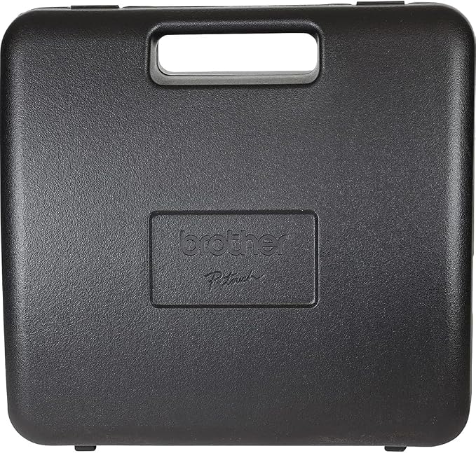Brother P-Touch PTD220 Portable Label Maker Bundle for Home & Office Organization with Carry Case and TZe-231 Black on White Laminated Tape (2-Pack)