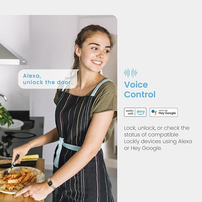Lockly Secure Link Wi-Fi Hub - Control Your Lockly Smart Lock from Anywhere with Real-time Notifications and Voice Control