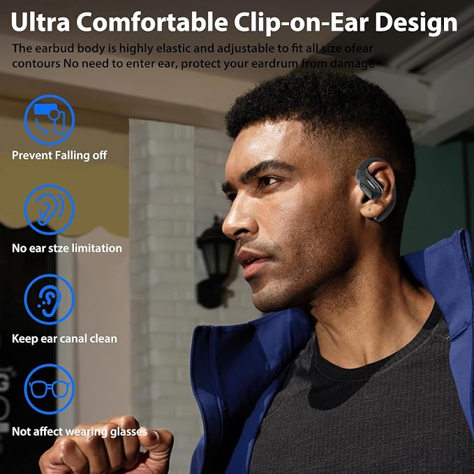 AI Language Translator Earbuds, Translation Earbuds Real Time, 3-in-1 Earbud Translator 144 Languages & Accents, Translation Headphones Fit iOS & Android for Travel Business Learning (A60 Black)