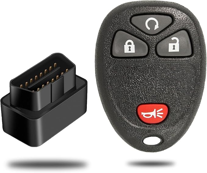 Keyless Entry Remote Kit for Chevy Silverado Avalanche Equinox Express Traverse GMC Yukon Sierra 1500 2500 3500 HD Acadia Savana Buick Enclave(OUC60270 OUC60221)