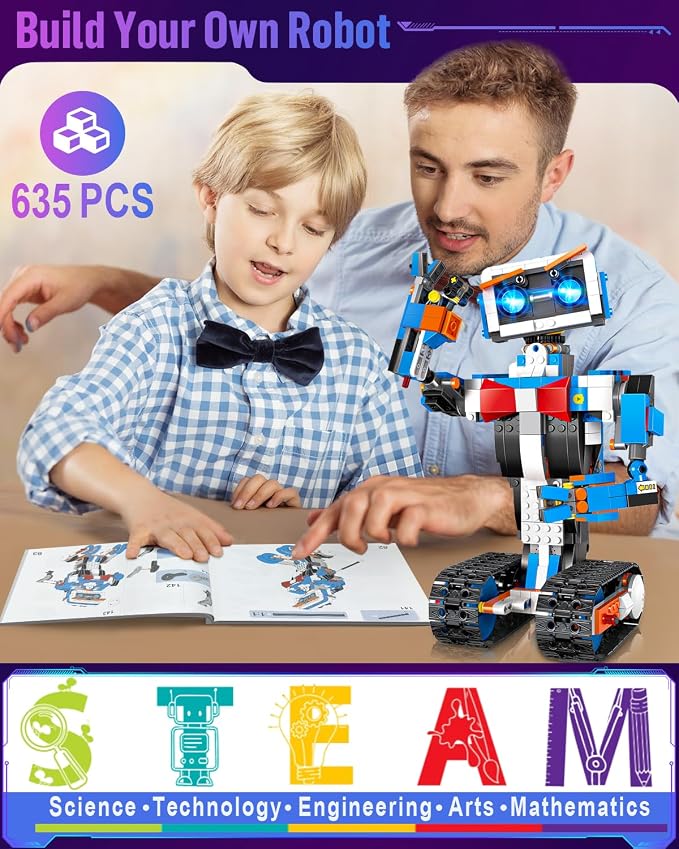 okk Robot Building Toys & Robot Dog for Kids
