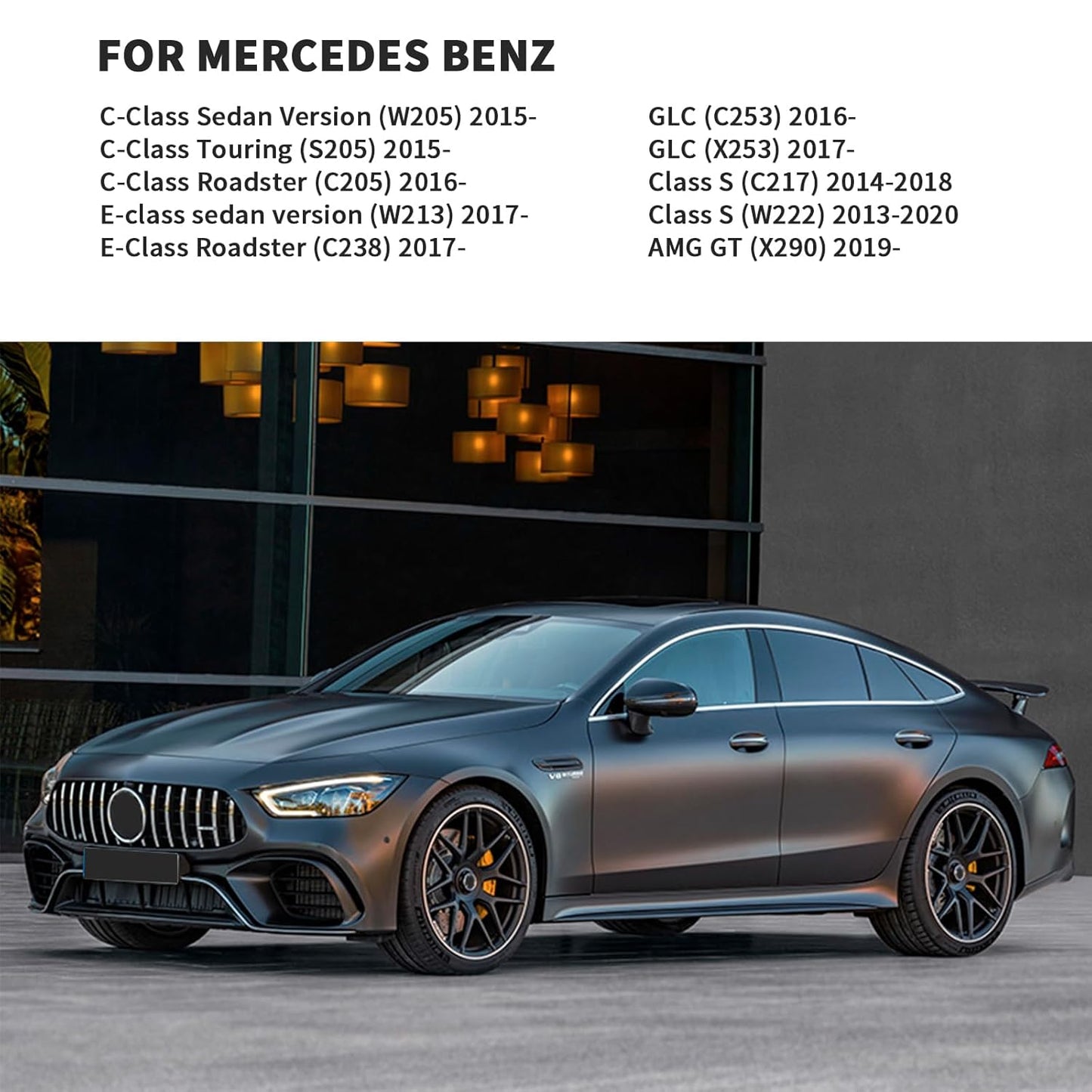 Voltage Converter Module Auxiliary Battery for Mercedes for Benz C300 C43 AMG E400 GLC250 S500 S65 AMG Replacement # 2054400073 2059052809 2059053414