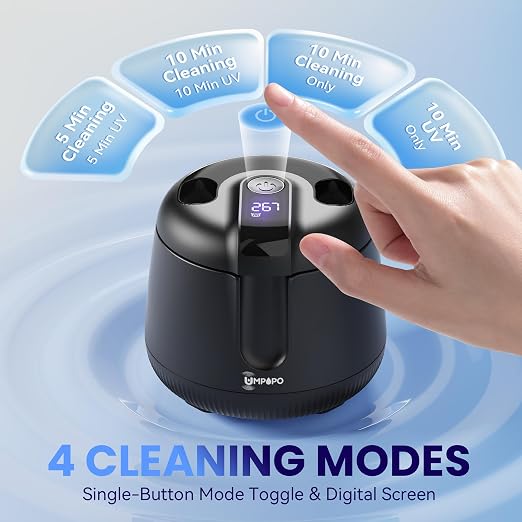 Ultrasonic Retainer Cleaner Machine 48kHz, Dental Cleaning Pod, Ultrasonic Retainer Cleaner for Dentures, Aligners, Mouth Guards, Toothbrush Heads and Jewelry with 200ML Capacity, LAB Supply | Gentle cleaning action works well on mouth guards, toothbru...