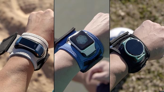 SwiftBand Smartwatch Protector - Universal Smartwatch Protective Strap and Screen Protector, Sports Watch Cover, Compatible with Apple Watch, Fitbit, Garmin, Amazfit, Fossil, Samsung and more