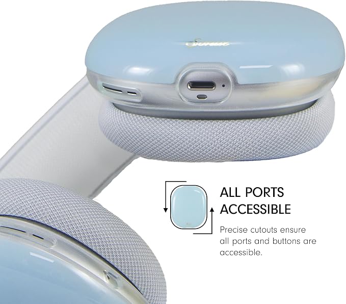 Sonix Protective Case for AirPods Max 2 & 1 | Headphones Cover | Jelly Sky Blue