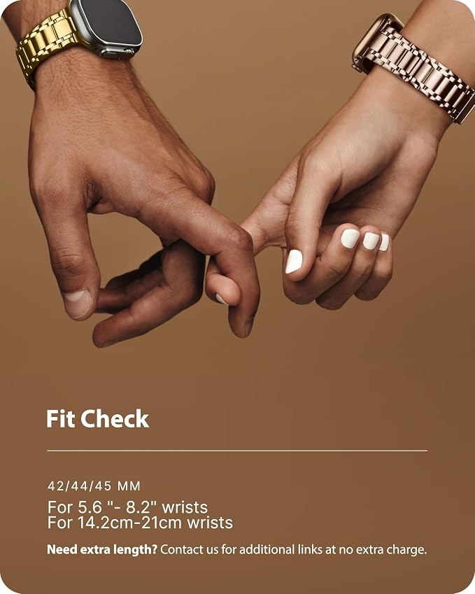 Fullmosa Bands Compatible with Apple Watch Band 45mm 44mm 42mm 41mm 40mm 38mm 46mm 49mm , Stainless Steel iWatch Band with Case for Apple Watch Series 11 10 9 8 7 6 5 4 3 2 1 SE3/2/1 Ultra3/2/1, Rose Gold