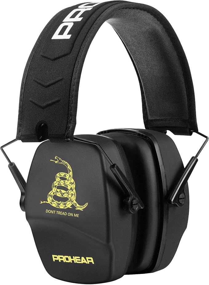 PROHEAR Ear Protection Safety Earmuffs for Shooting Noise Reduction Slim Hearing Protector