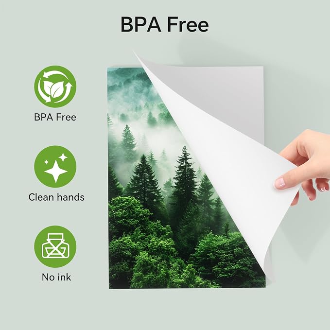 HPRT MT610 Pro Portable Printer Wireless for Travel &200 Sheet Thermal Paper US Letter Size