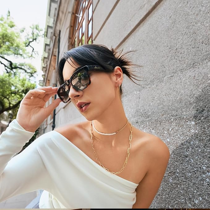 OhO sunshine Bluetooth Audio Sunglasses, Lightweight Open Ear Sport Glasses, 10H Playtime, Water Resistant with Voice Control