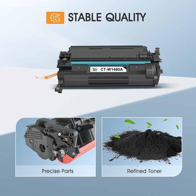 148A W1480A Toner Cartridge Black 4001n 4101fdw 148X Compatible Replacement for HP 148 148A W1480X for HP LaserJet Pro MFP 4101fdw 4101fdn Pro 4001dw 4001dn Printer Ink (4 Pack with Chip)
