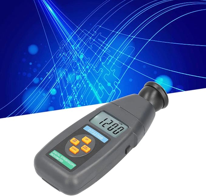 Handheld Digital Stroboscope Tachometer Non-Contact RPM Meter for Engine Motor Testing Industrial Use
