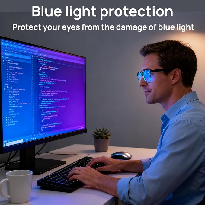 Smart Bluetooth Glasses, Sunglasses with UV and Blue Light Protection, AI Real-time Translation with 140 Languages, Touch Control, Music & Call for Athletic/Outdoor, Unisex (Green)