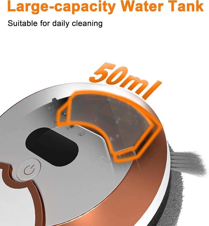 Automatic Window Cleaning Robot with Dual Spray & 3000Pa Suction, Smart Glass Cleaner for High-Rise & Hard-to-Reach Windows, Frameless Edge Detection, Anti-Drop Safety System APP Remote