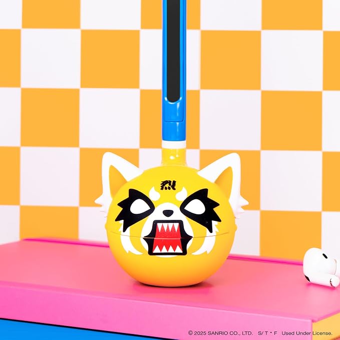 Otamatone Special Edition Sanrio (Aggretsuko - Rage) - Fun Electronic Musical Toy Synthesizer Instrument by Maywa Denki (Official Licensed) [Includes Song Sheet and English Instructions]
