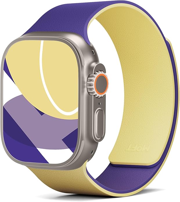 MOFT Snap Duo Watch Bands Compatible with Apple Watch, Quick Magnetic Wear, Duo-Color Design & Soft Silicone, iWatch Bands for Ultra 3/2/1, Series 11/10/9/8/7/SE/6/5/4/3/2/1, 38/40/41/42/44/45/46/49mm