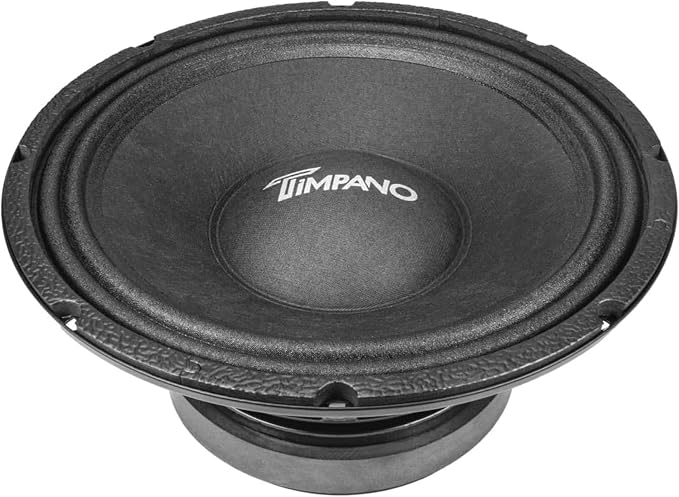 10 Inch 650W 8 Ohm Mid Bass Pro Car Audio Speaker by Timpano