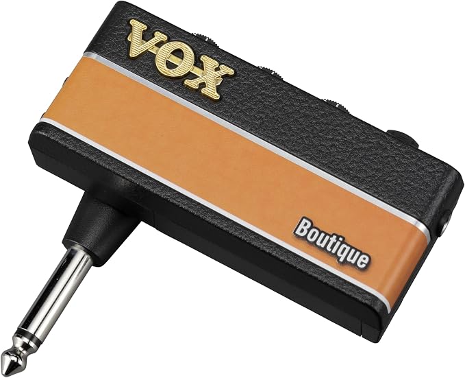 Vox amPlug 3 Boutique Headphone Guitar Amplifier w/ 2 Channels, Stereo Effects, Built-in Rhythms, and Aux in Jack