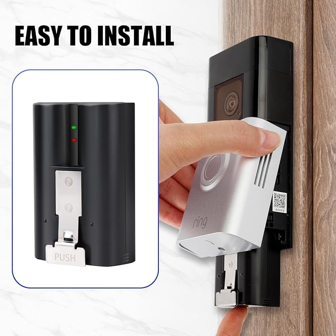 2Pack Battery for Ring, Camera Batteries with Charger Station Ring Doorbell Batteries for Rings Camera 3/4 Stick Up Cameras Spotlight Cam Indoor/Outdoor Use