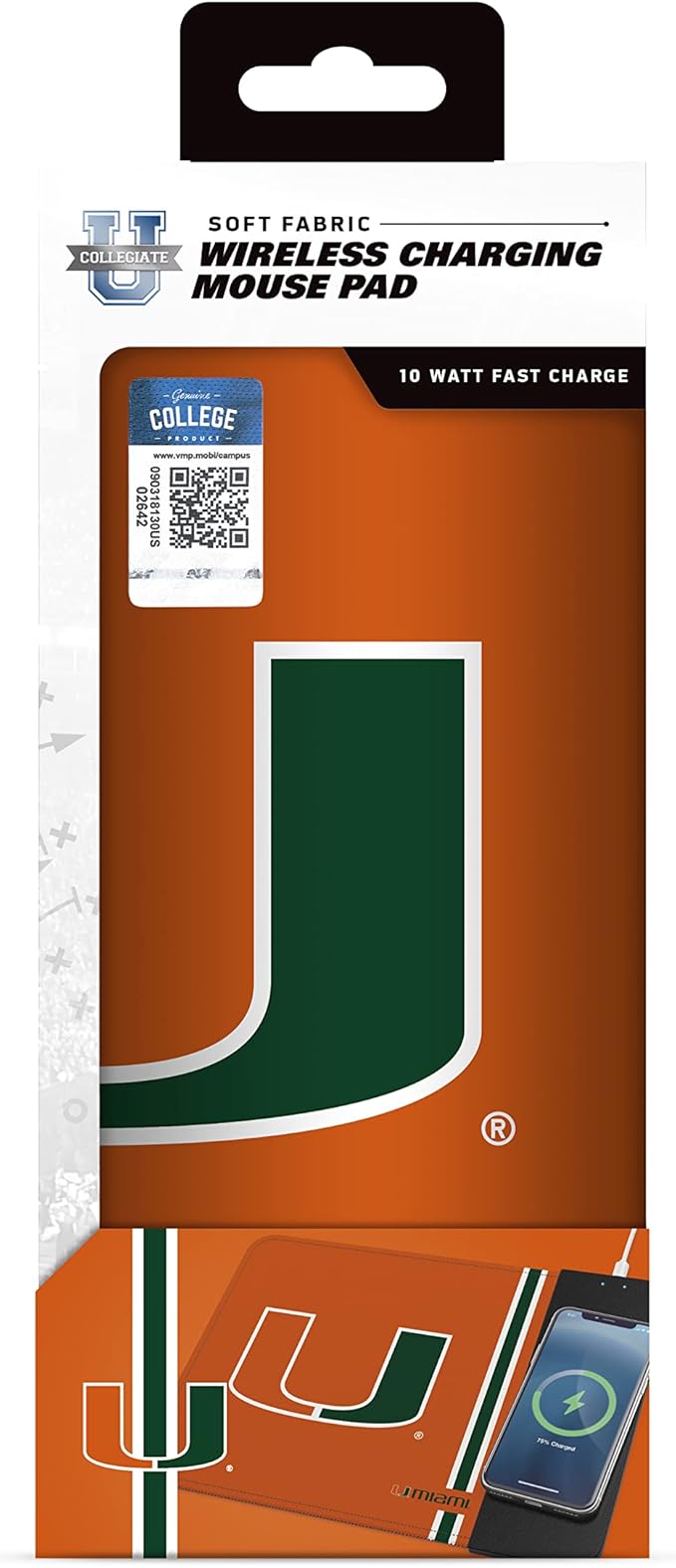 SOAR NCAA Unisex Cell Phone Wireless Charging Mouse Pad