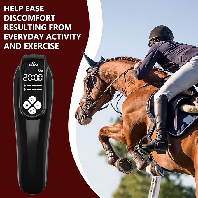 Cold Laser Therapy Device for Horse, Portable Red Light Therapy with 4pcs 808nm and 12pcs 650nm, Near Infrared Laser for Arthritis Pain Relief- Stimulation for Tendon, and Ligament Recover