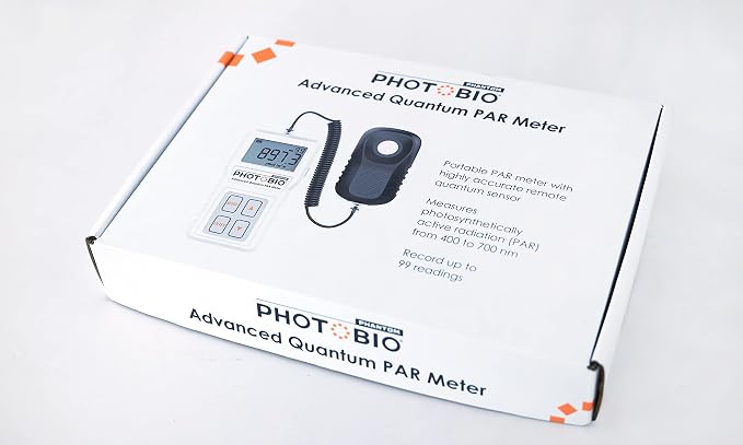 PHOTOBIO LGBQM2 Advanced Quantum Sensor PAR Meter (Micromoles), Measure Light Intensity