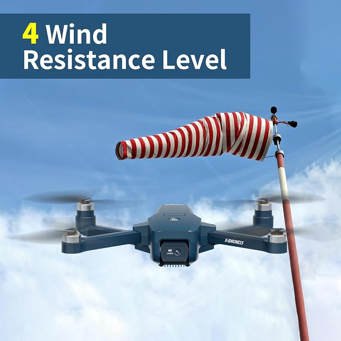 X15 Drone with 1080P HD Camera for Adults Beginners, Drone with Brushless Motor, One Key Takeoff/Landing, Trajectory Flight, Gesture Control, 3 Speed Modes, Modular Battery, Gift for Adults