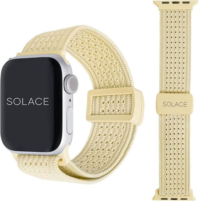 Solace Sport Adapt Bands - Apple Watch Bands, Breathable Nylon with Magnetic Clasp, Unisex Smart Watch Band, Apple Watch Strap