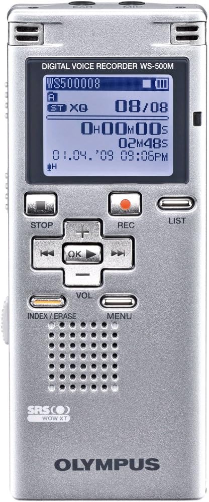 Olympus WS-500 Digital Voice Recorder (Silver)