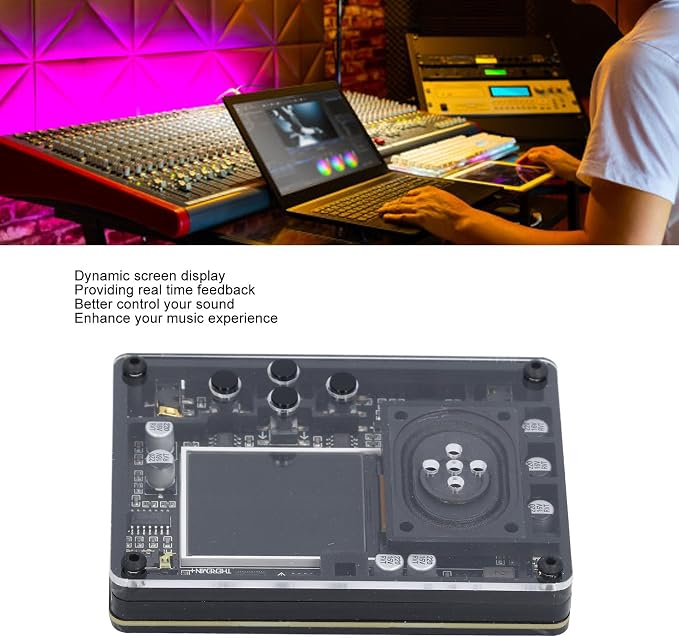 Theremin Instrument Kit - Electronic Innovative Mini Musical Instrument Gift with Screen Display