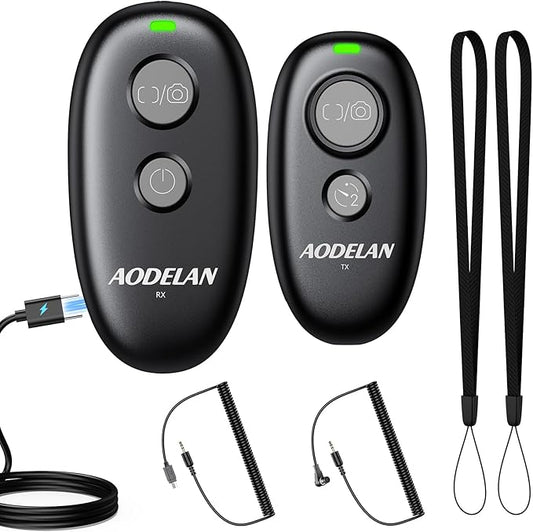 Upgrade for Nikon Rechargeable Wireless Camera Remote Control,AODELAN Shutter Release Compatiable with P950, Z6 II, D6, D780, Z5, Z7 II, Z9, Z8, Z6 III, P1100, P1000, Z7, Z6, D850, D7500