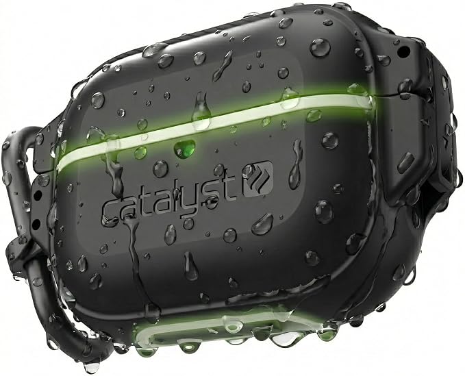Catalyst for AirPods Pro 2nd/1st Gen Case with Secured Latch & Carabiner, IP68 Waterproof 330Ft and Military-Grade Drop Proof Total Protection Case for AirPods Pro Supports Wireless Charging