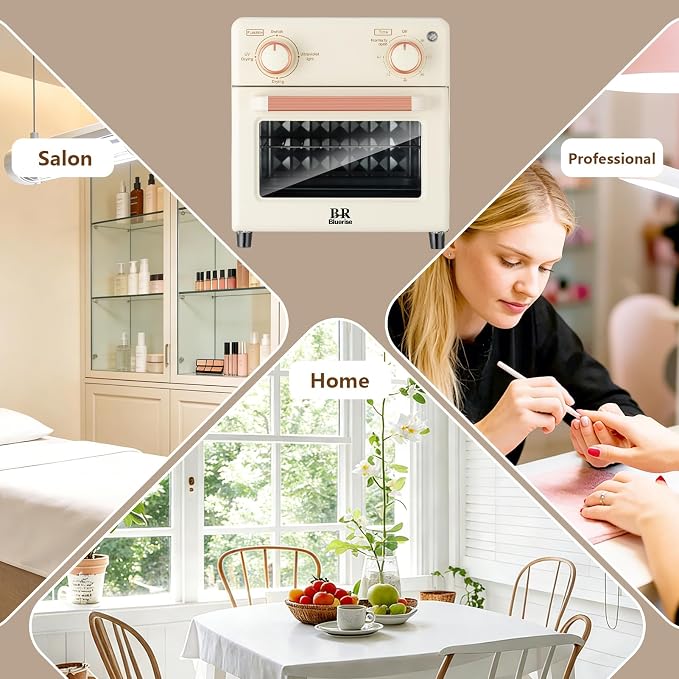 Nail Tool Cleaning Machine 10L Dryer & UV Sanitizer Multi-Functional Nail Cleaner Box Manicure Cabinet Salon Equipment for Spa Beauty