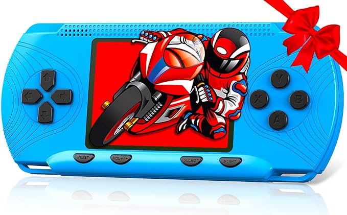 Retro Handheld Game for Boys Girls-Classic 258 Video Games with Rechargeable Battery, 3.0" LCD Screen Portable Gaming Player Plug & Play Video Games, Electronic Gift for Birthday Xmas