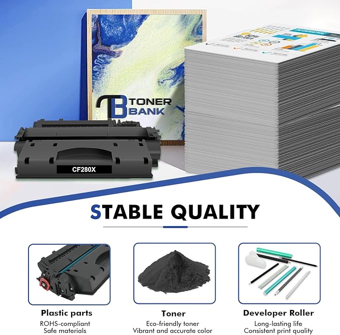 CF280X 80X Toner Cartridge Black Compatible for HP 80X 80A CF280X CF280A for HP LaserJet Pro 400 M401n M401dn MFP M425dn M401dne M401dw M425dw M401 M425 Printer Toner Ink High Yield(2 Pack)