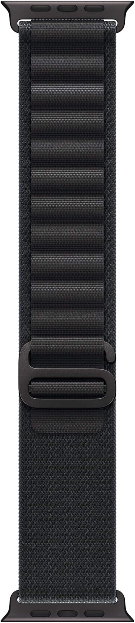 Apple Watch Band - Alpine Loop - 49mm - Black - Medium - Black Titanium Finish