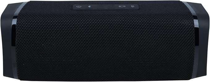 Memphis MFLOWBTK Flow - Wireless Bluetooth & Aux Speaker, IPX7 Water Resistance, Black