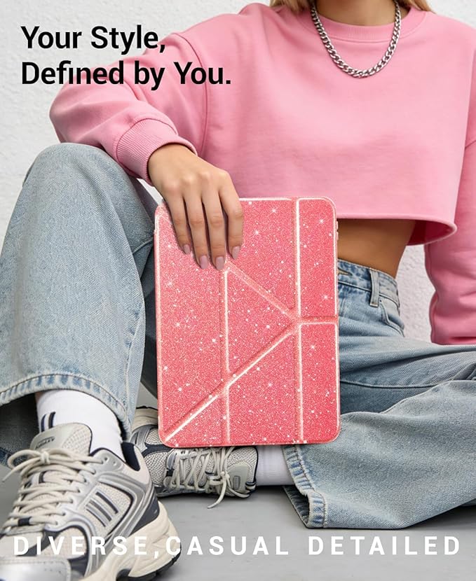 CoBak Case for iPad (A16) 11th Generation 11 Inch 2025, iPad 10th Generation Case 10.9 Inch 2022 - Protective Cover with Multi-Angle Includes Portrait Stand, Pencil Holder and Auto Wake/Sleep