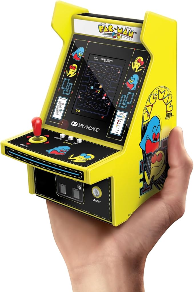 My Arcade Pac-Man Micro Player Pro: 6.75" Handheld Retro Games, Arcade Classics
