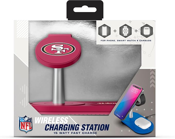 SOAR NFL 3-in-1 Wireless Charging Station