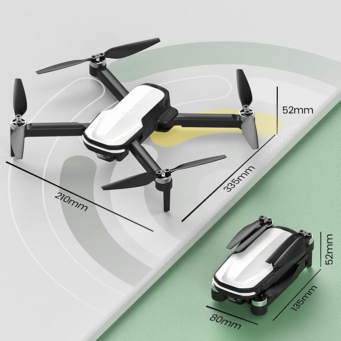 Holy Stone FPV Drone with 1080P HD Camera for Beginner Adults and Kids, HS280D Foldable RC Quadcopter with Brushless Motor, Optical Flow, Tap Fly, Voice Control, Gesture Selfie, 2 Modular Batteries