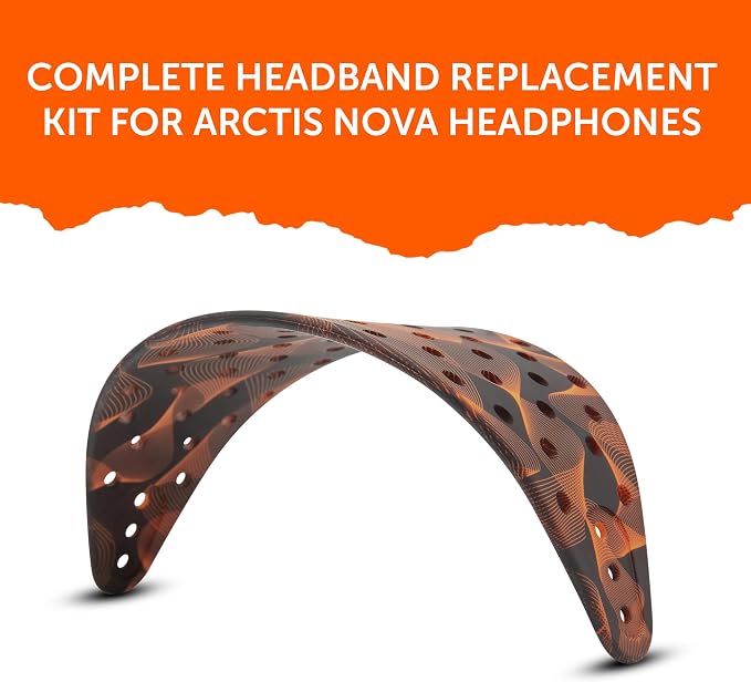 WC Modkit V2 Nova Pro Wireless, Pro Omni, & Elite - Gel Earpads, Extra-Wide Headband, & Side Plates for Arctis Nova Pro Wireless, Nova Elite & Nova Pro Omni by Wicked Cushions | Kinetic Wave
