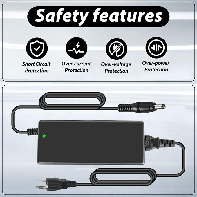 54V Power Supply Adapter for CISC Meraki MX68 Series Routers, Compatible with MA-PWR-100WAC 640-76010