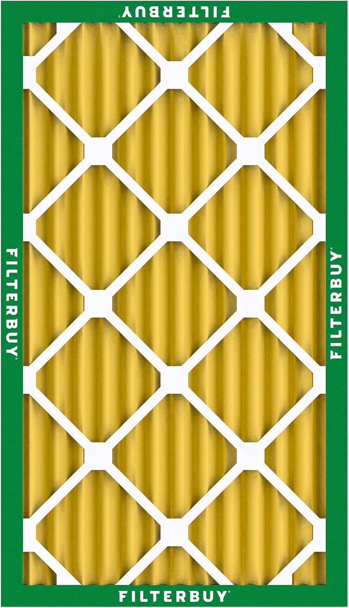 Filterbuy 20x30x2 Air Filter MERV 11 Superior Pet & Allergy Defense (3-Pack), Electrostatic Pleated HVAC AC Furnace Filters Replacement, Made in USA (Actual Size: 19.75 x 29.75 x 1.75)