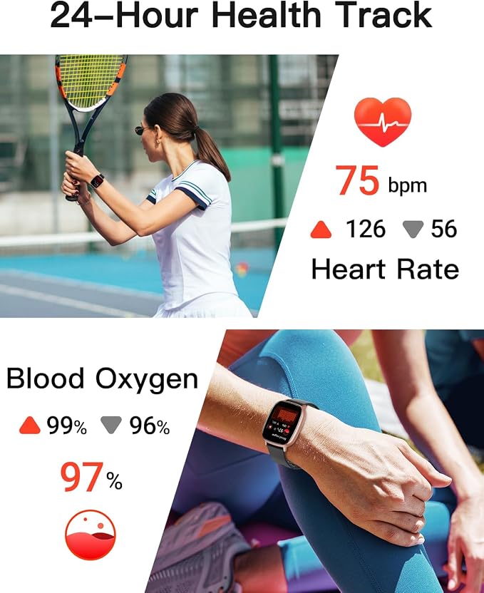 Smart Watches for Men Women with GPS Built-in, Answer/Make Calls, 1.95" Smartwatch for iPhone/Android Phones, Fitness Watch with Heart Rate/Sleep Monitor 100+ Sports Modes Waterproof (Black/Gold)