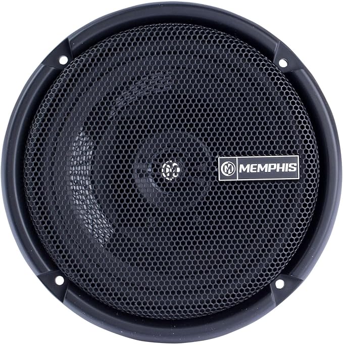 Memphis PRX60S Power Reference Series 6.5" 2-Ohm Oversized Shallow 2-Way Speakers with Swivel Tweeters
