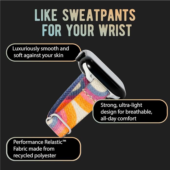 Braxley Bands for Apple Watches - Stretchy and Washable - Adjustable with Apple Watch Bands for Women & Men - Compatible with Apple Watch Series SE Ultra 9 8 7 6 5 4 3 2 1
