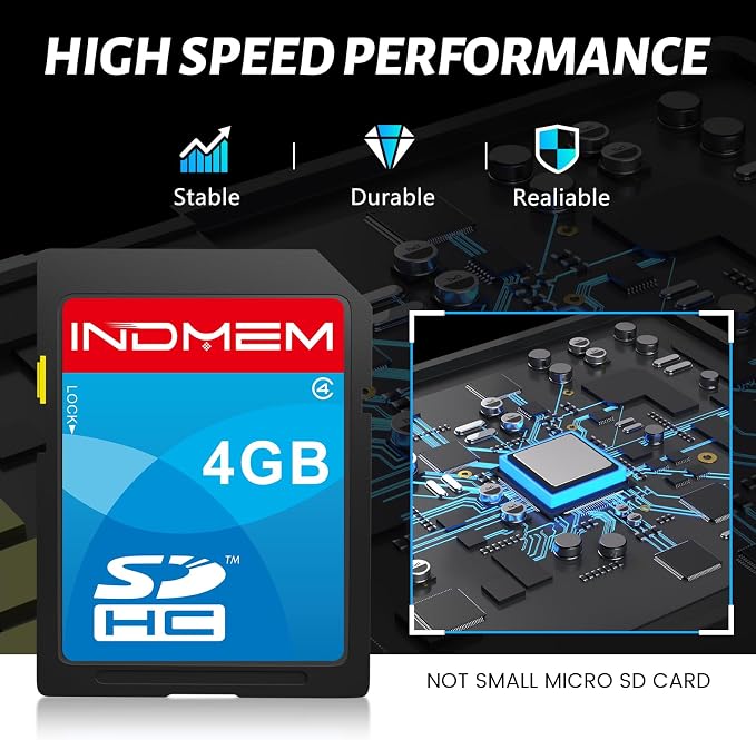 SD Card 4GB, 10 Packs Class 4 4GB Flash Memory Card MLC Standard Secure Digital Cards Camera Card