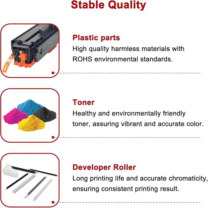 054 Toner Cartridge Set 054H MF644Cdw MF642Cdw Compatible for Canon 054 054H CRG-054 Color ImageCLASS MF644Cdw MF642Cdw LBP622Cdw MF641Cw MF640C LBP620C Printer Ink (Black Cyan Magenta Yellow, 4-Pack)