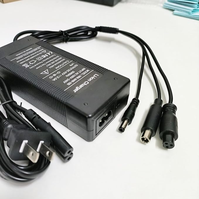42V 2A Fast Charger for MaxShot Electric Scoote-r – Compatible with MaxShot V1 A1 Electric Smart 36V Battery Adapter Replacement Charger Power Supply Cord
